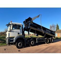 2018  MAN TGS 35.420 8X4 THOMPSON STEEL TIPPER, EURO 6